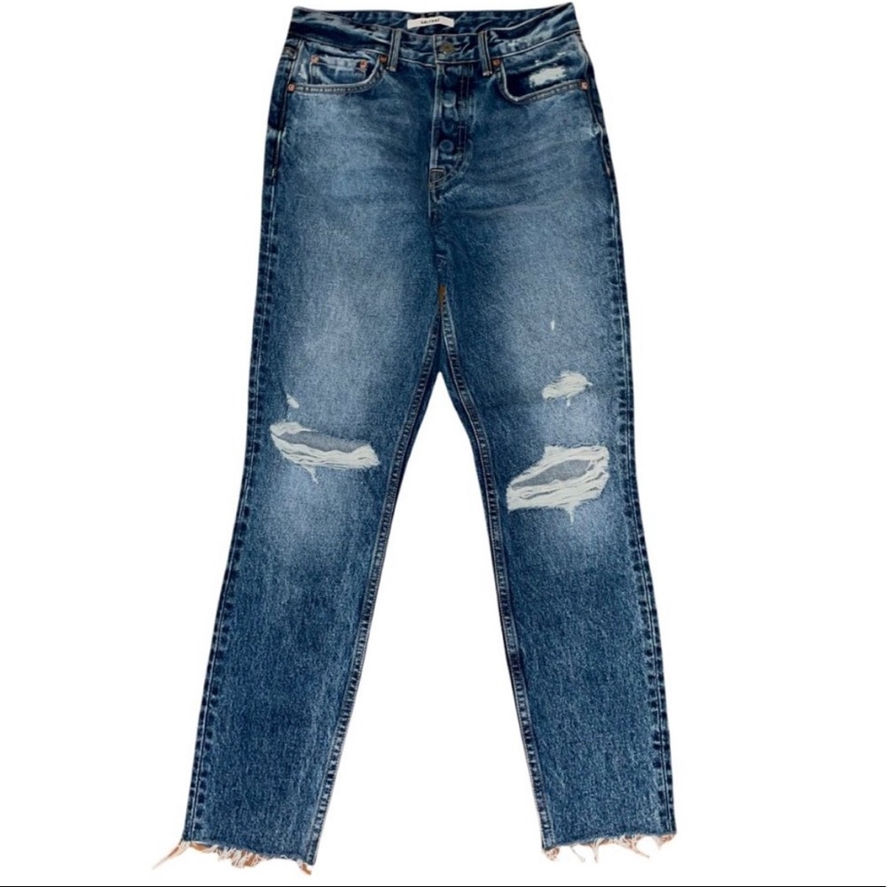 NWT GRLFRND Super High Rise Karolina Jean Revolve - Go My Way Wash *Small Flaw*